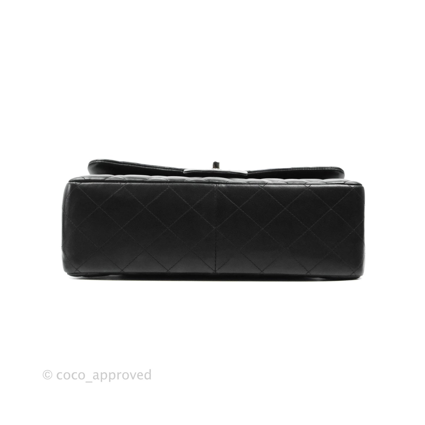 Chanel Jumbo Double Flap Black Lambskin Silver Hardware⁣⁣