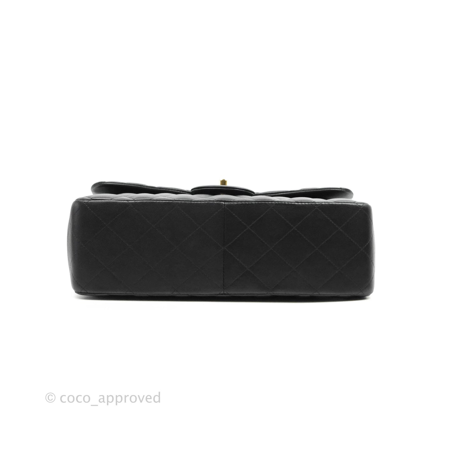 Chanel Jumbo Double Flap Black Lambskin Gold Hardware