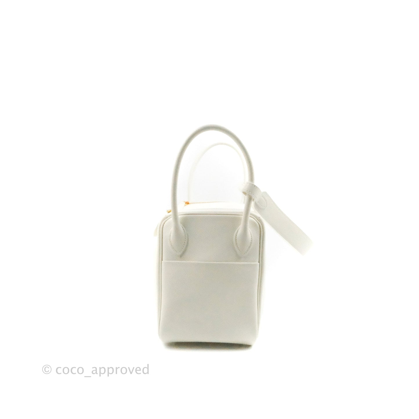 Hermès Lindy 26 Evercolor Blanc Gold Hardware