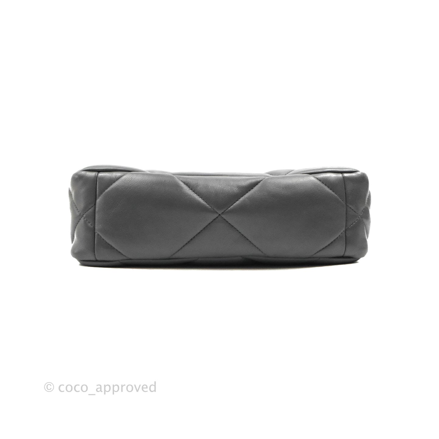 Chanel 19 Small Dark Grey Mixed Hardware