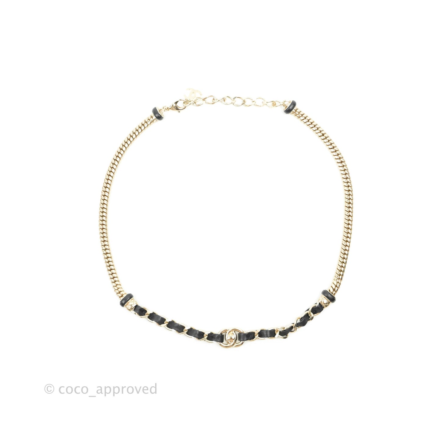 Chanel CC Turnlock Chain Belt Gold Hardware 21S