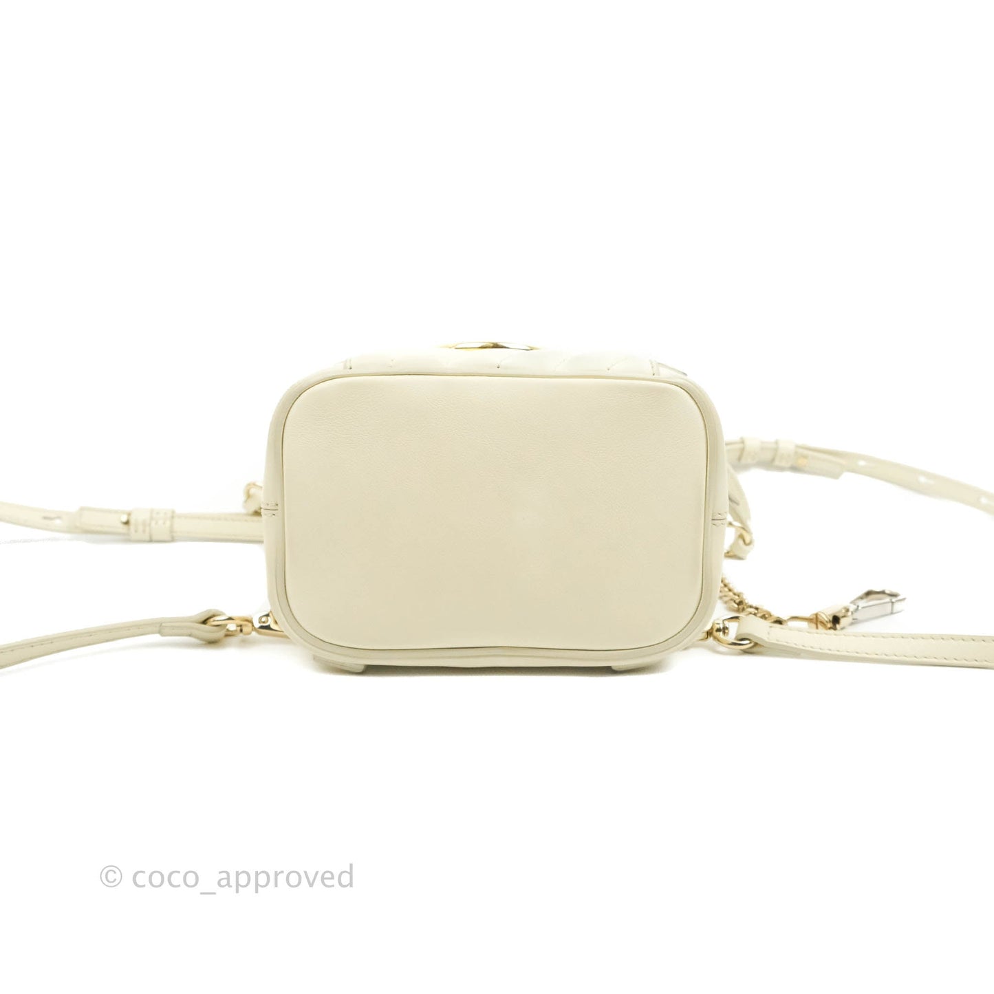 Chloé Mini Faye Backpack Ivory White Calfskin