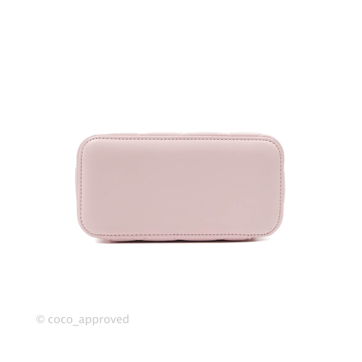 Chanel Top Handle Vanity with Chain Light Pink Lambskin Gold Hardware