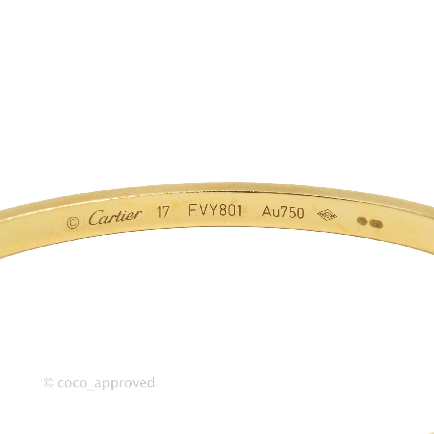 Cartier Small Love Bracelet Yellow Gold