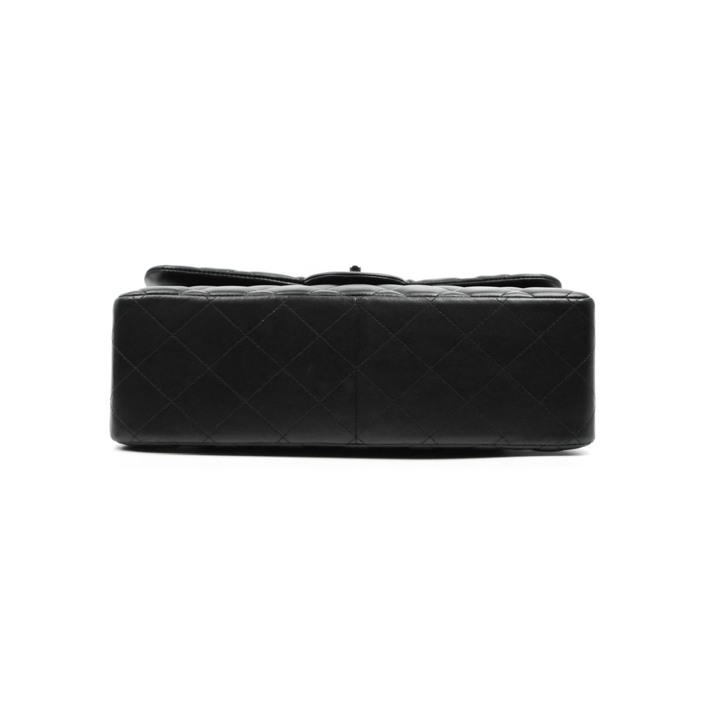 Chanel Jumbo Double Flap Black Lambskin Silver Hardware⁣⁣