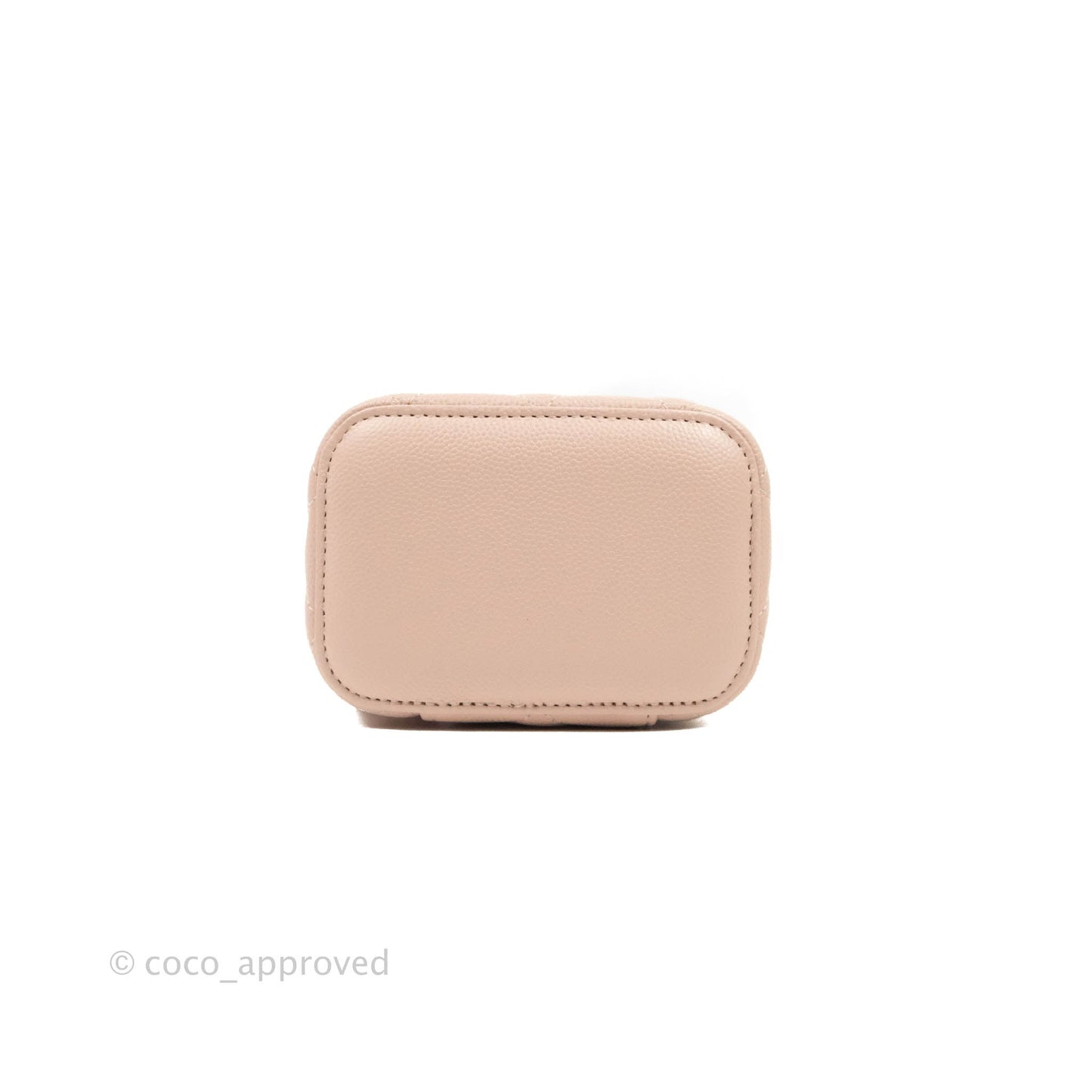 Chanel Mini Vanity With Chain Rose Clair Pink Caviar Gold Hardware