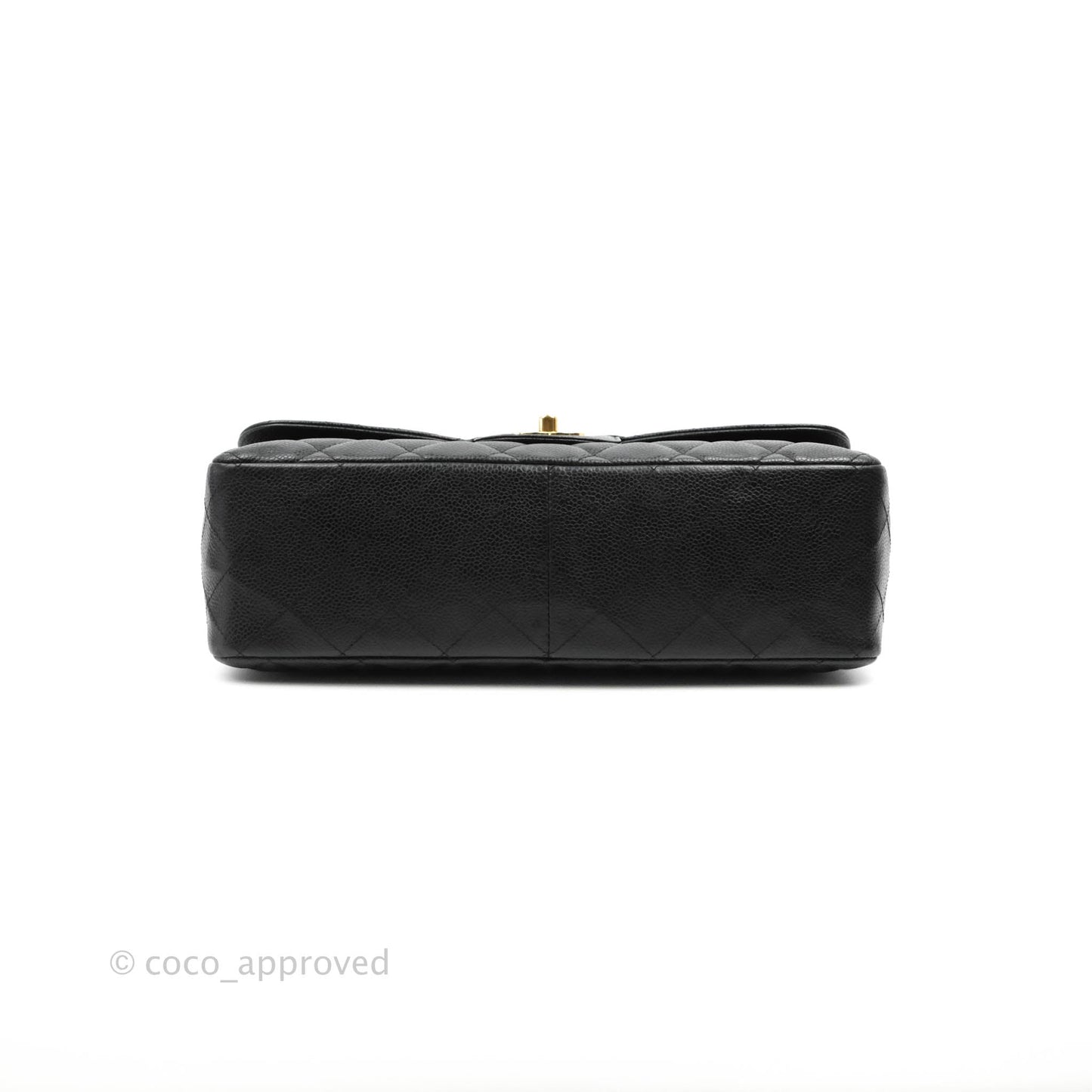 Chanel Jumbo Single Flap Black Caviar Gold Hardware⁣⁣