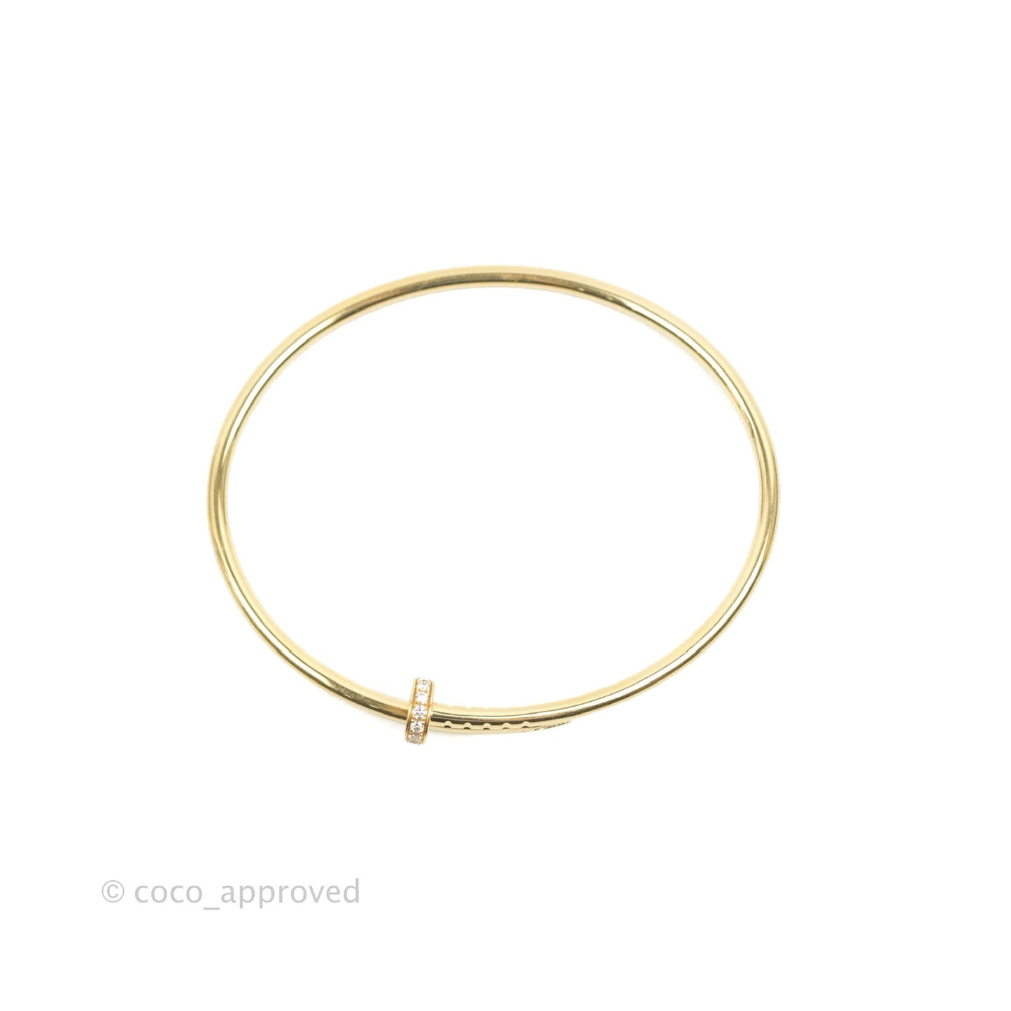 Cartier Juste Un Clou Bracelet Yellow Gold Diamond
