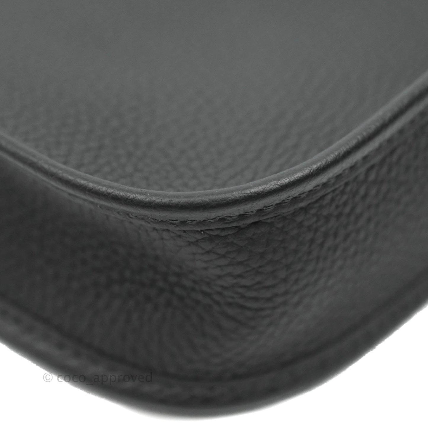Hermès Clemence Mini Evelyne TPM Black Gold Hardware