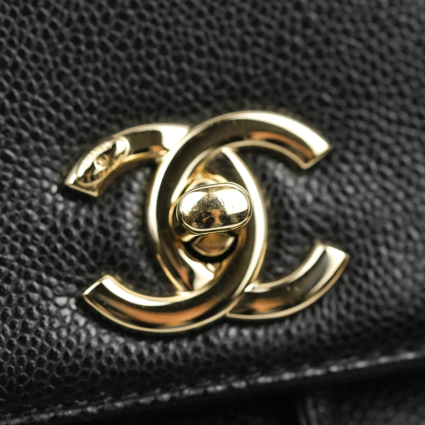 Chanel Quilted Business Affinity Backpack Black Caviar Gold Hardware