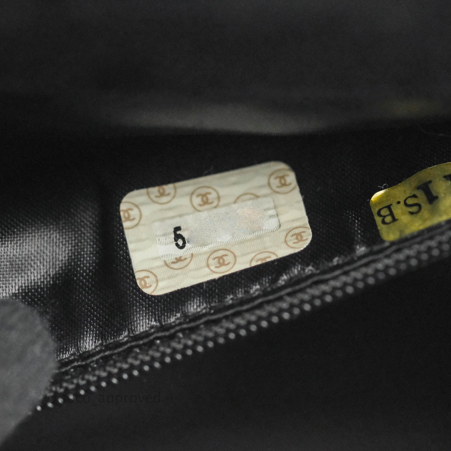 Chanel Vintage CC Handbag So Black Velvet