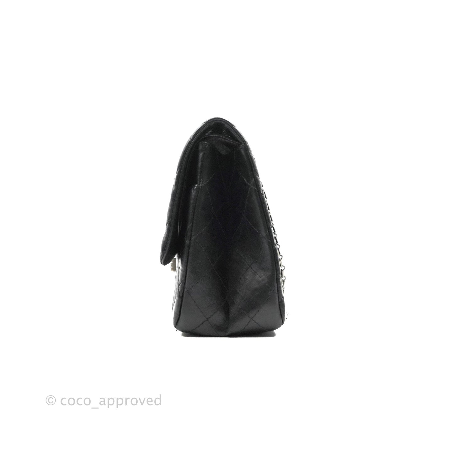 Chanel Reissue Quilted Aged Calfskin Black Ruthenium Hardware 227