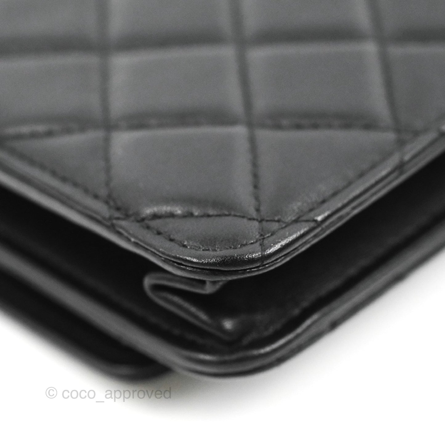 Chanel Trendy CC WOC Black Lambskin So Black Hardware