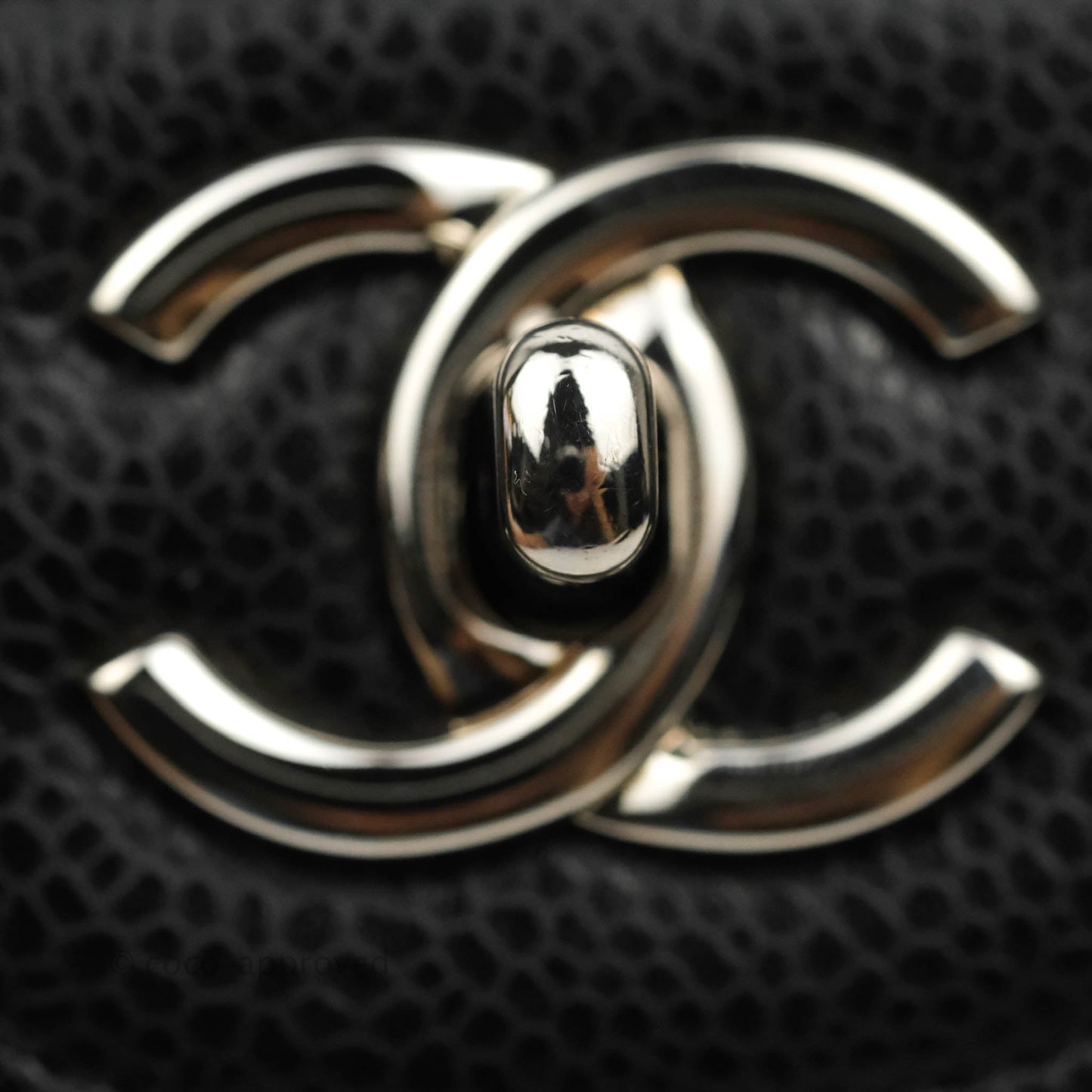 Chanel Jumbo Single Flap Black Caviar Silver Hardware⁣⁣