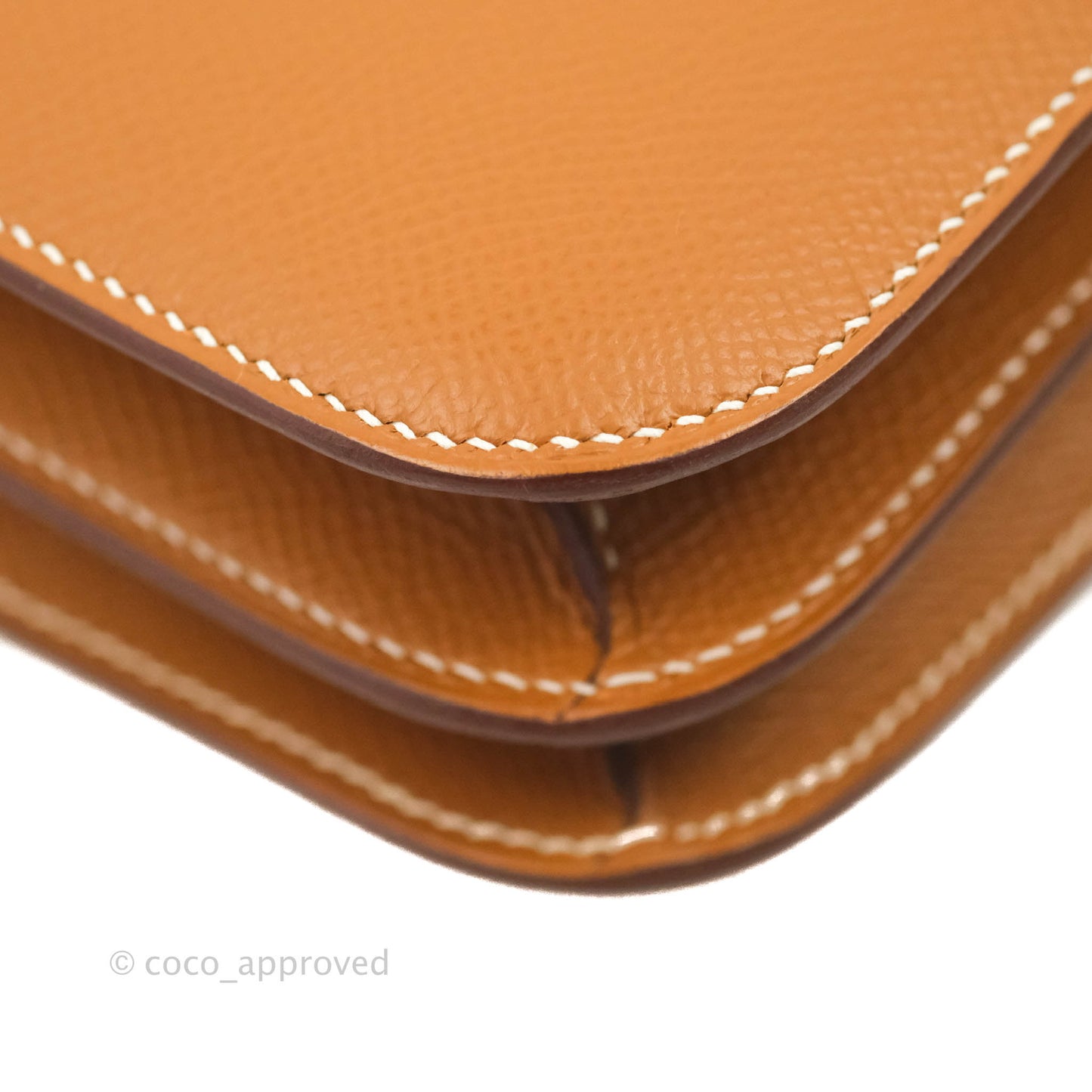 Hermès Constance Mini 18 Gold Epsom Gold Hardware
