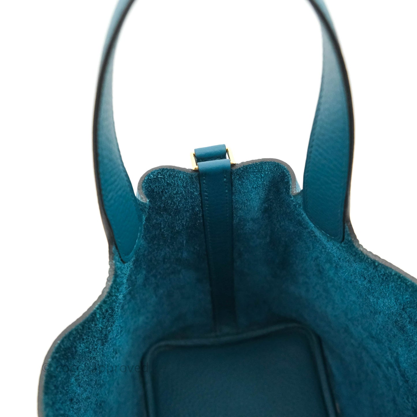 Hermès Clemence Picotin Lock 18 Vert Bosphore Gold Hardware