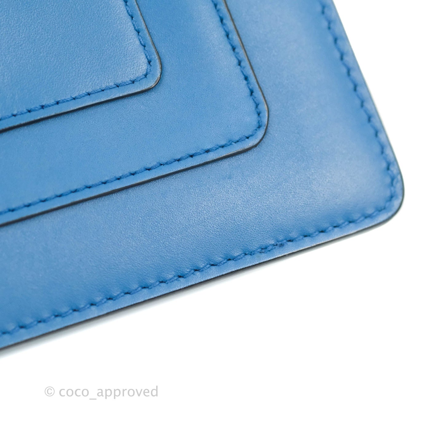 Bvlgari Serpenti Forever Mini Bag in Blue Gold Hardware