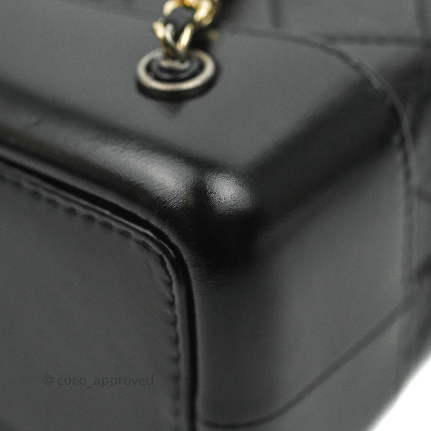 Chanel Small Gabrielle Backpack Black Aged Calfskin