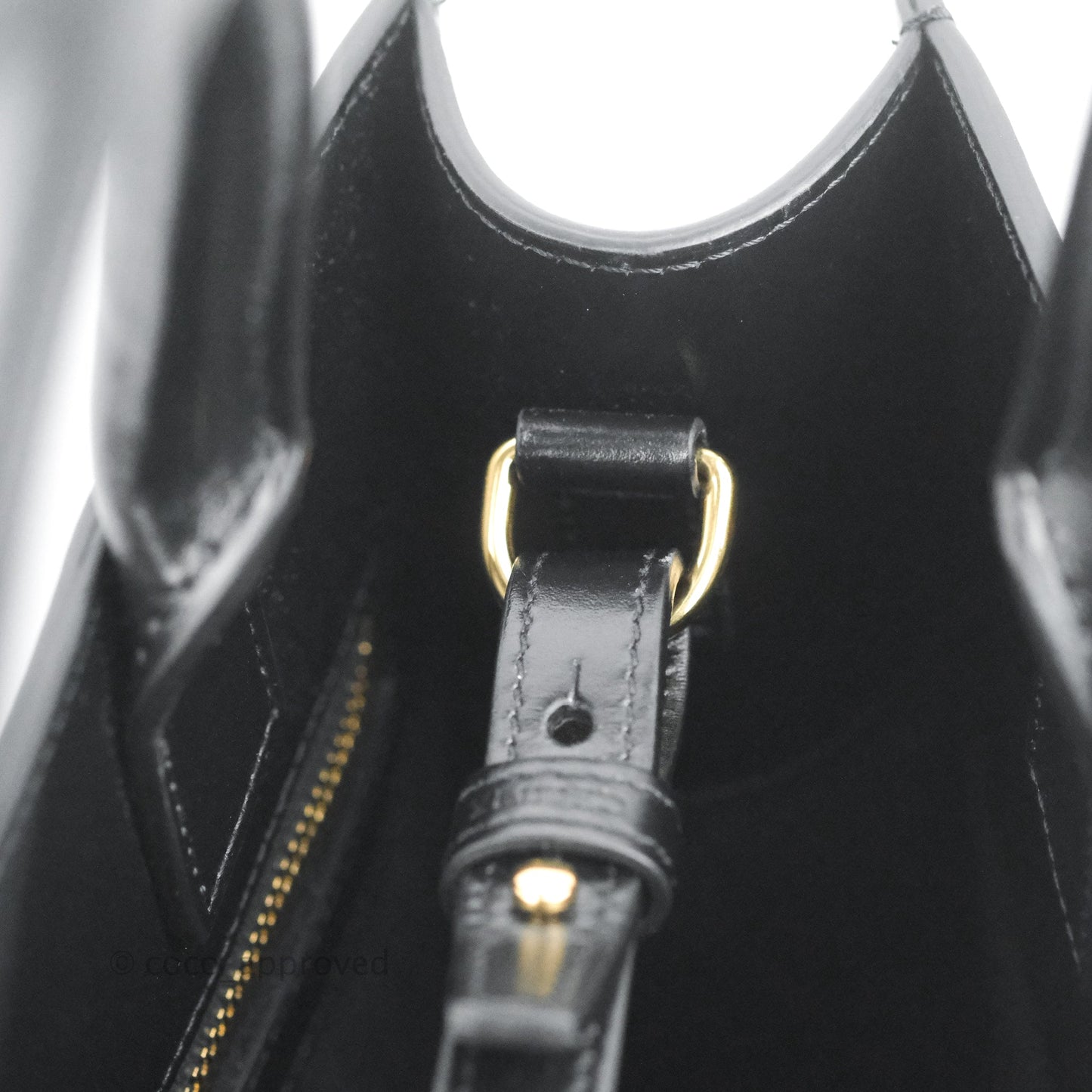 Celine Small Cabas Vertical Tote Black Textlie