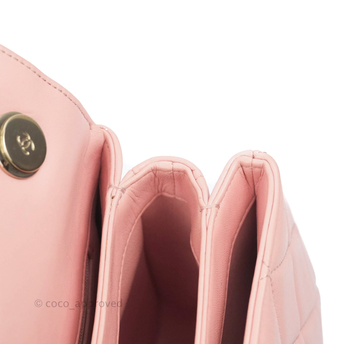 Chanel Small Trendy CC Pink Lambskin Gold Hardware