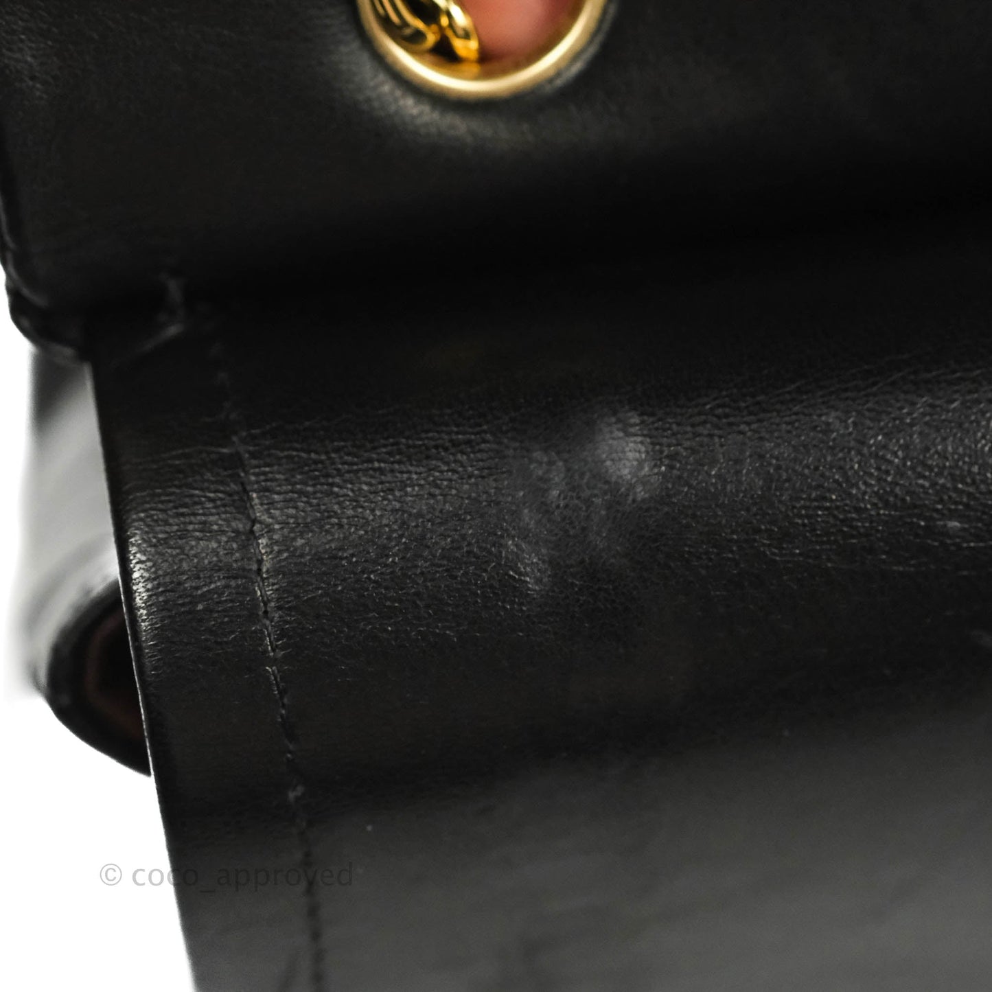 Chanel Classic M/L Medium Flap Quilted Black Lambskin 24K Gold Hardware