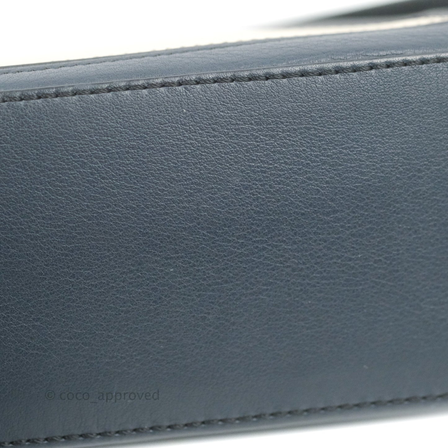 Loewe Mini Puzzle Bag Black/White/Navy Calfskin Gold Hardware