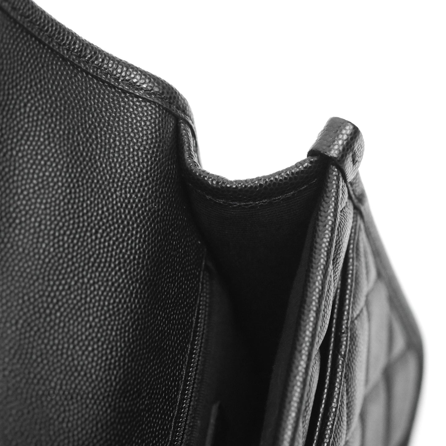 Chanel Mini School Memory Top Handle Flap Bag Black Caviar Aged Gold Hardware