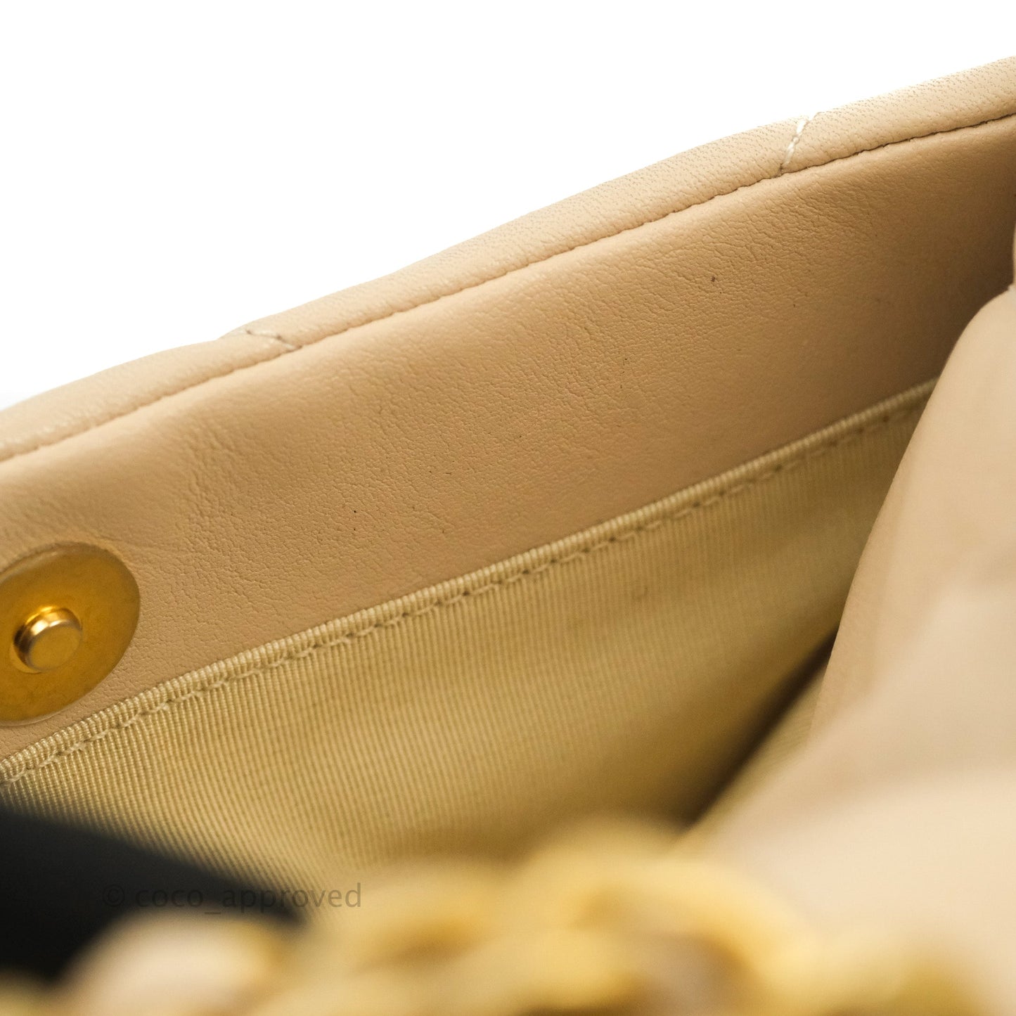 Chanel 19 Small Beige Mixed Hardware