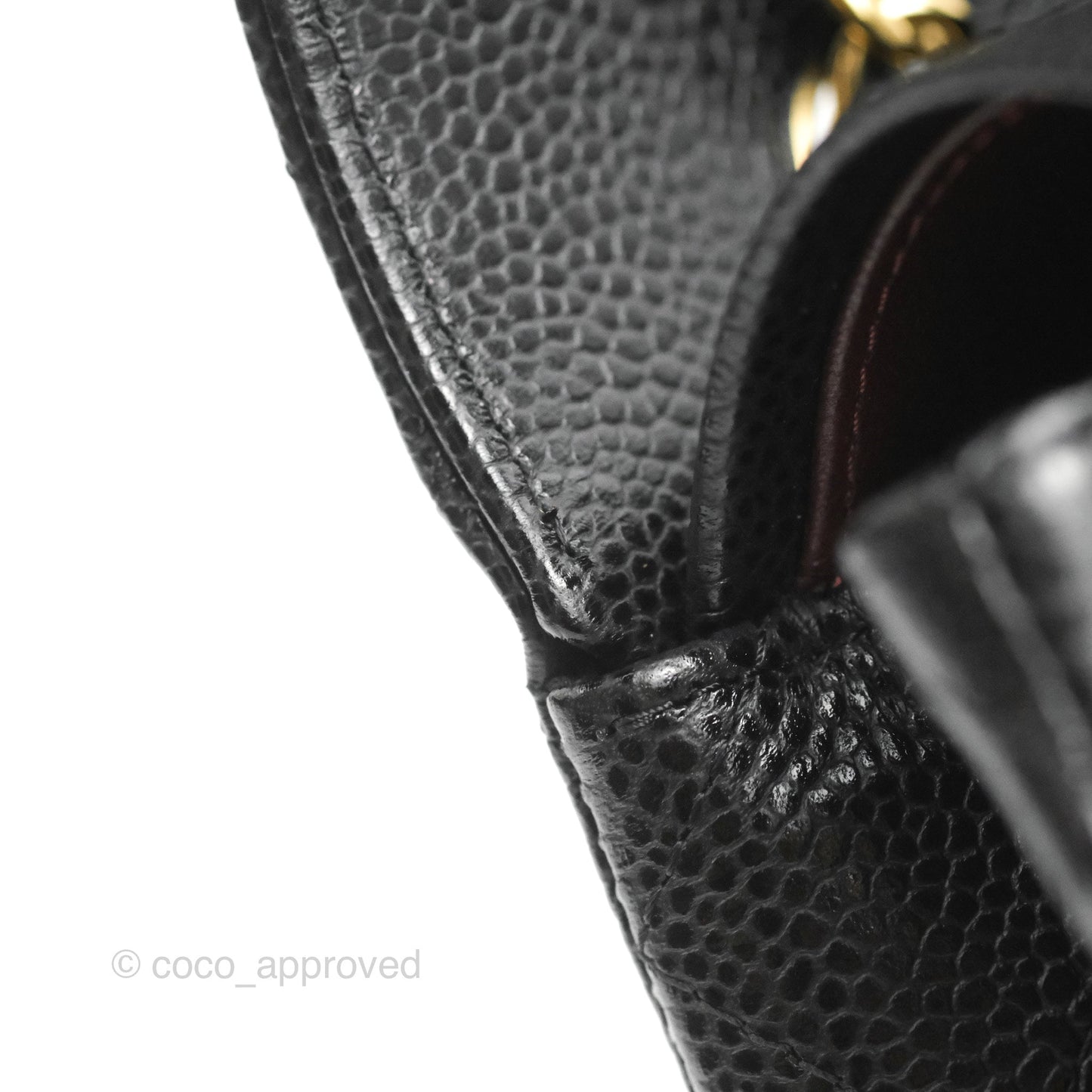 Chanel Small Classic Quilted Flap Black Caviar Gold Hardware