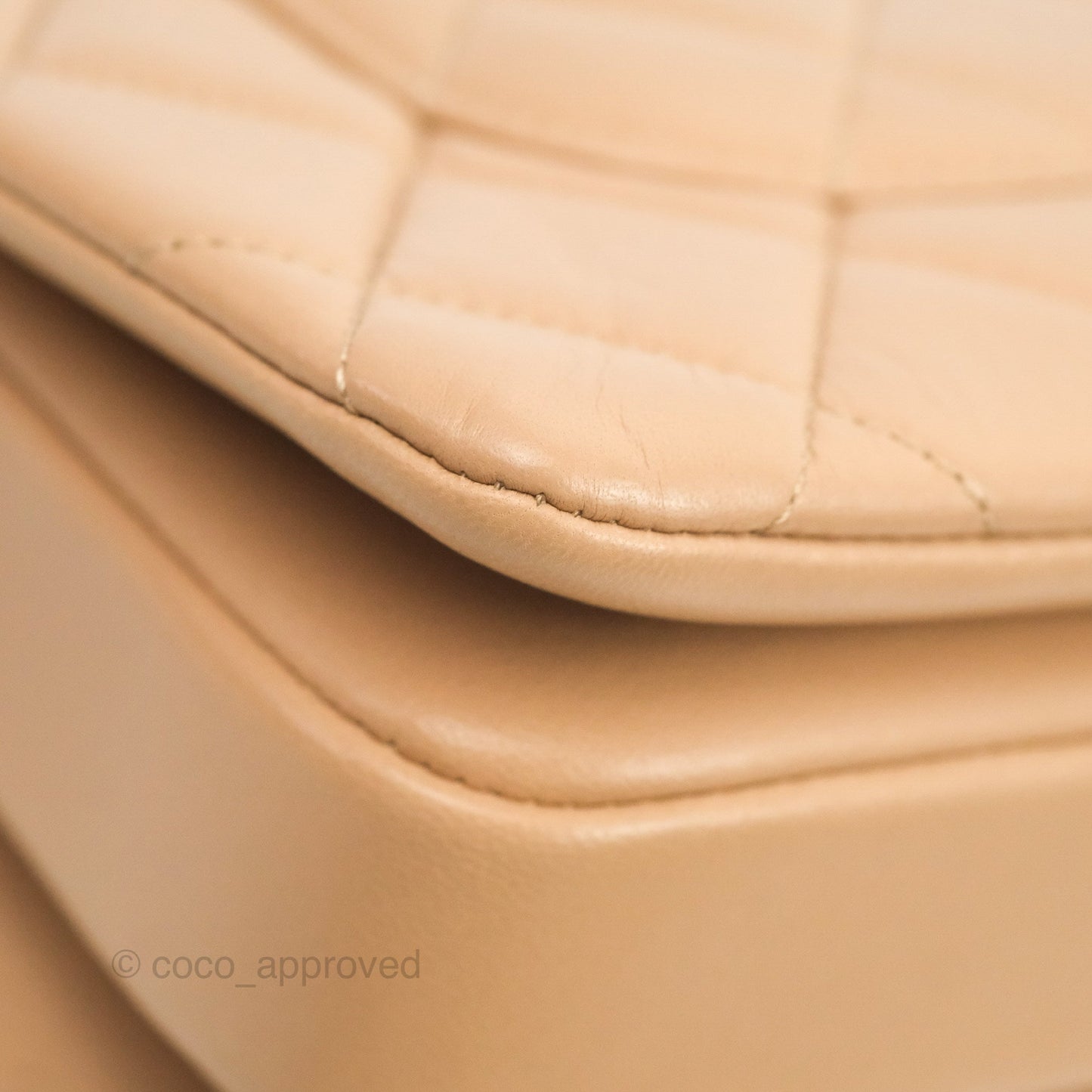 Chanel Small Trendy CC Beige Lambskin Gold Hardware
