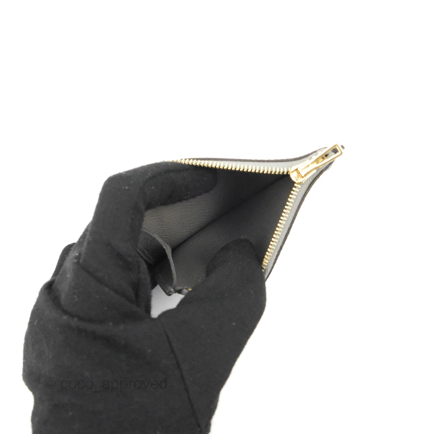 Hermès Constance Slim Wallet Gris Meyer Epsom Gold Hardware