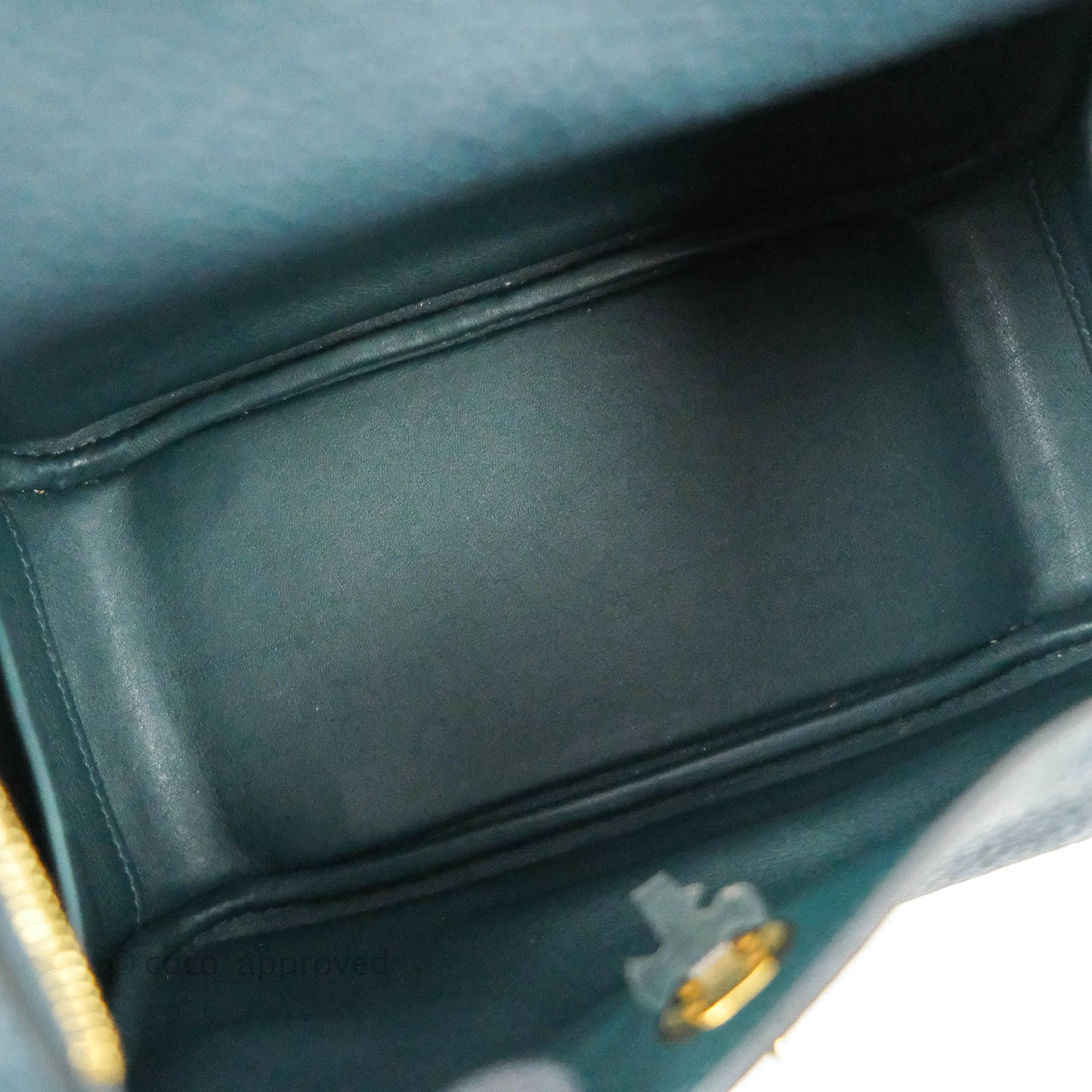 Hermès Mini Lindy 20 Vert Cypres Clemence Gold Hardware