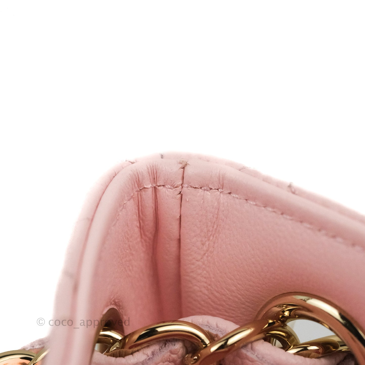 Chanel Quilted Mini Bucket Bag Light Pink Caviar Gold Hardware