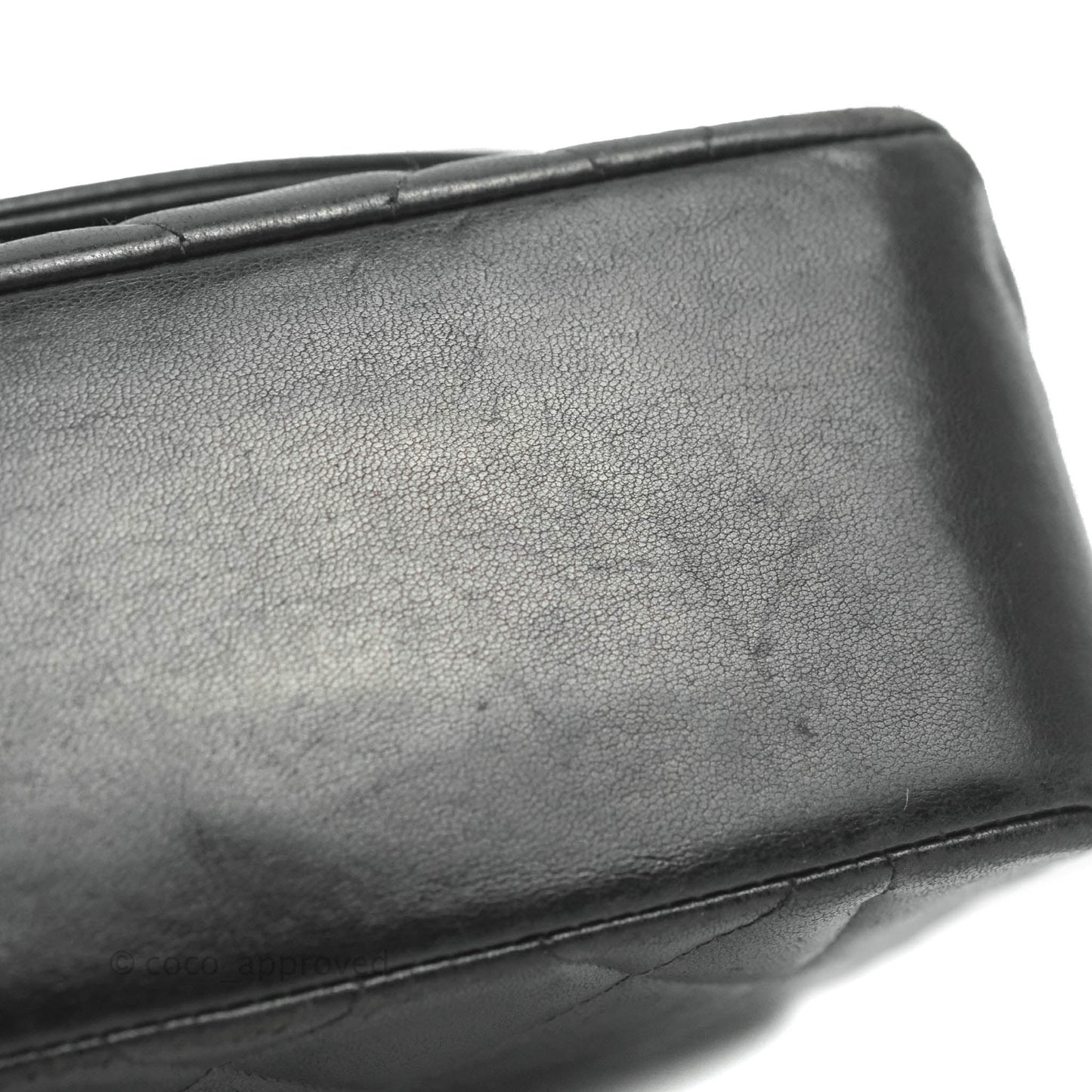 Chanel Vintage Small Classic Diana Flap Bag Black Lambskin 24K Gold Hardware