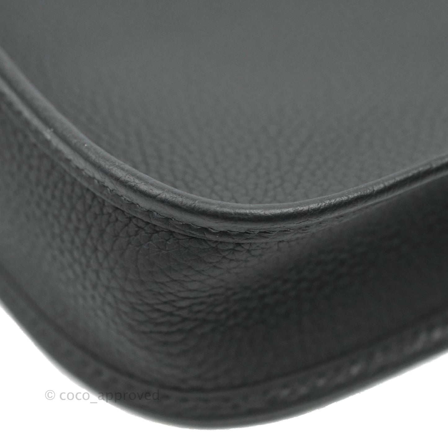 Hermès Clemence Mini Evelyne TPM Black Gold Hardware