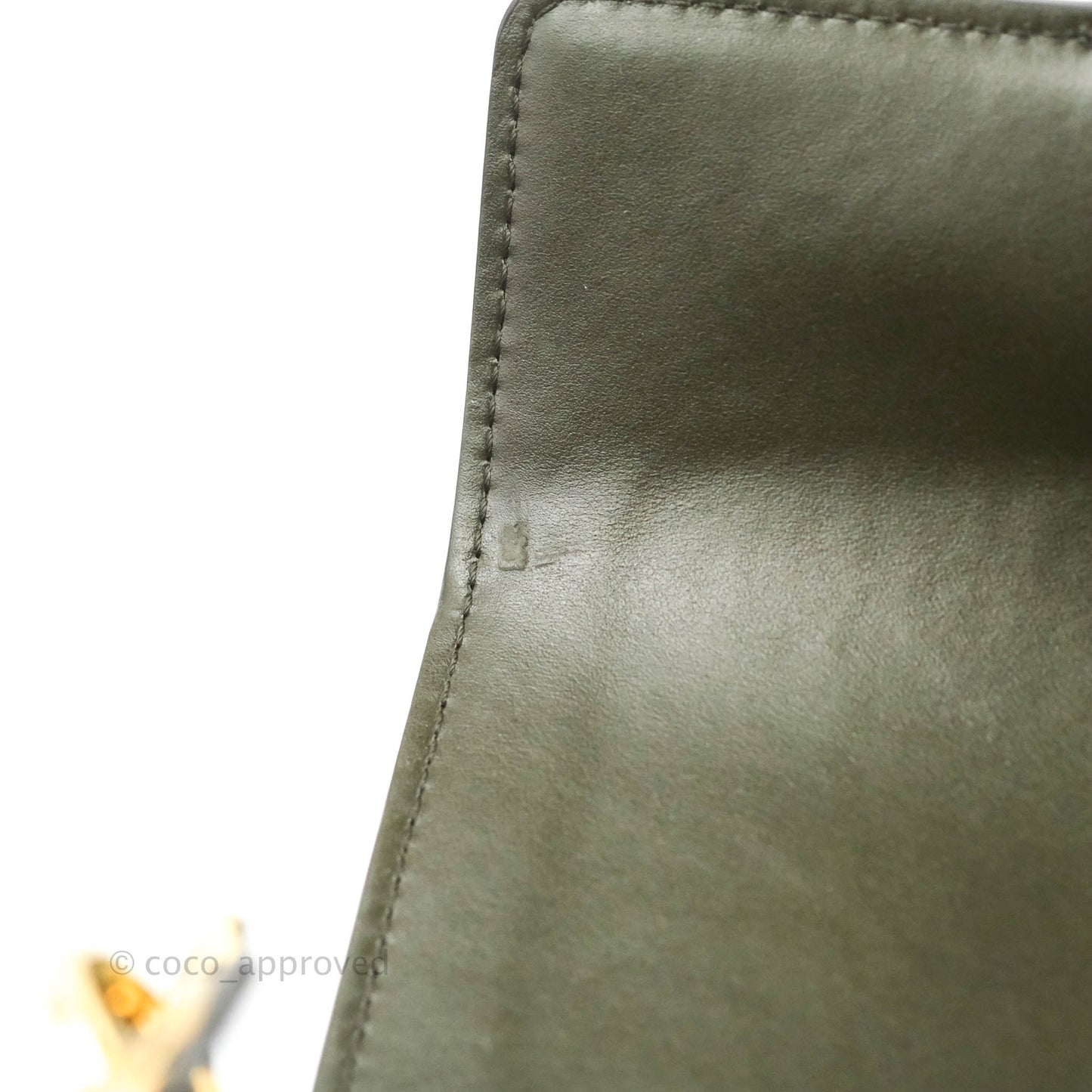 Chloé Small Tess Bag Dark Green Calfskin Suede