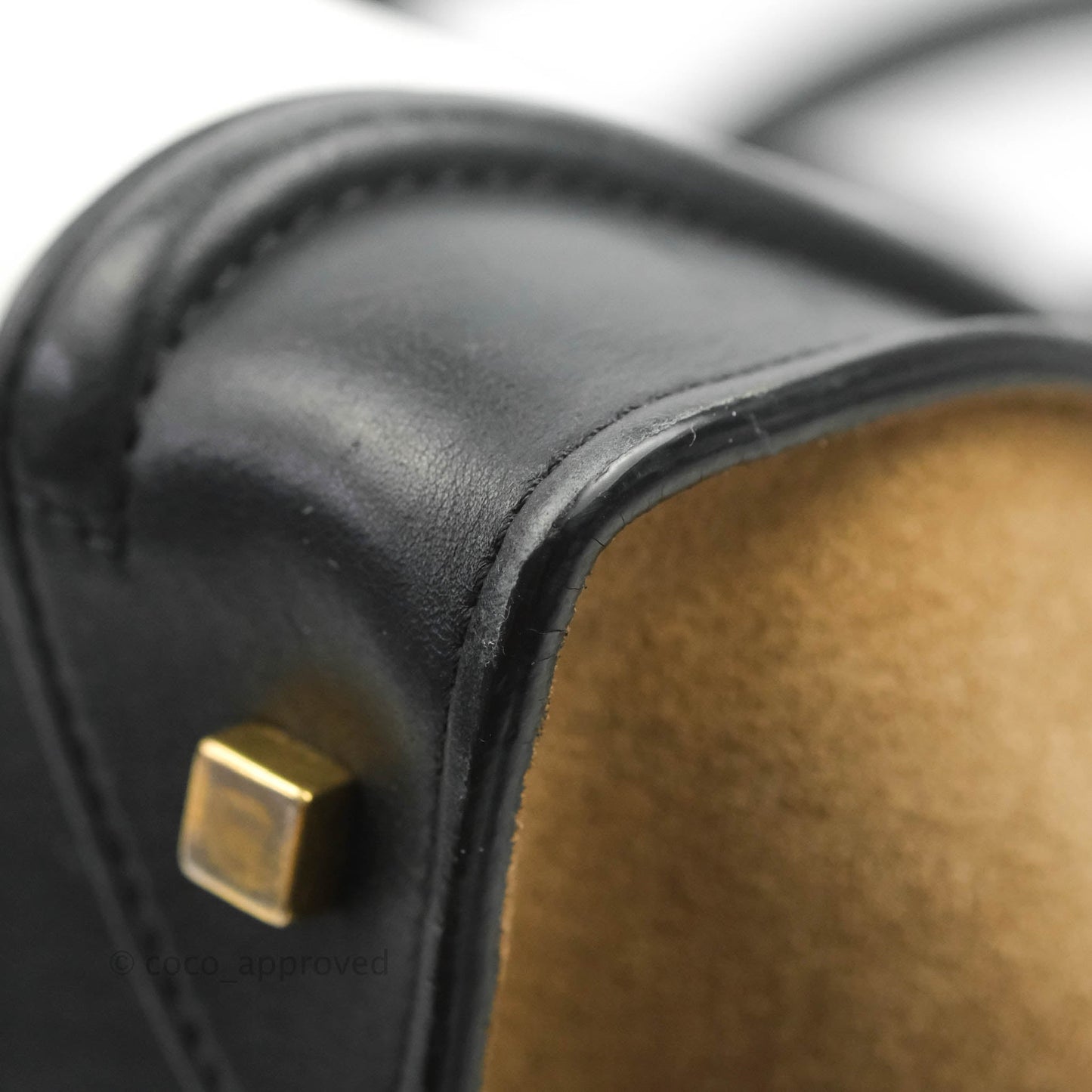 Celine Mini Luggage Bag Black/White/Brown Calfskin