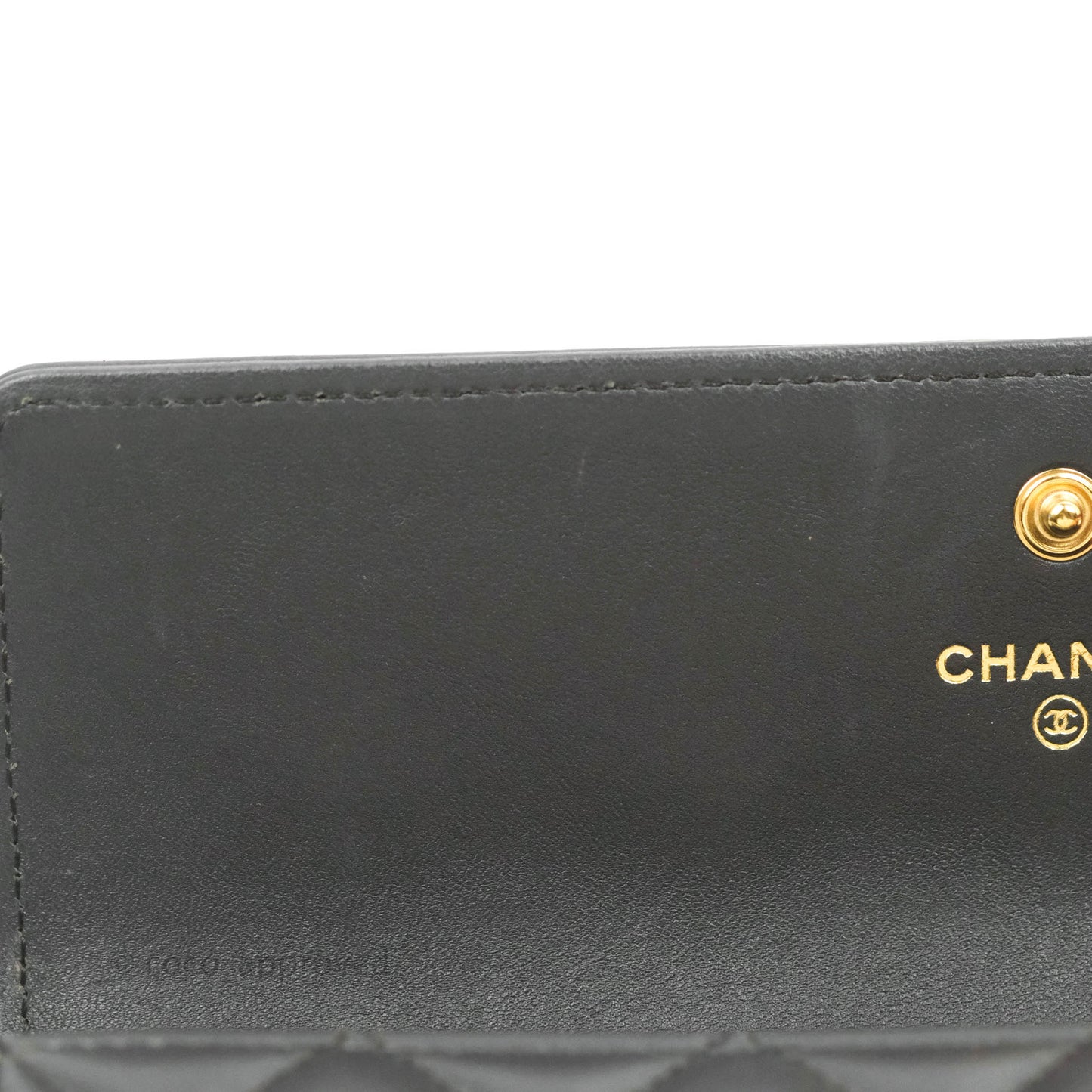 Chanel Quilted Boy Flap Long Wallet Dark Purple Lambskin Gold Hardware