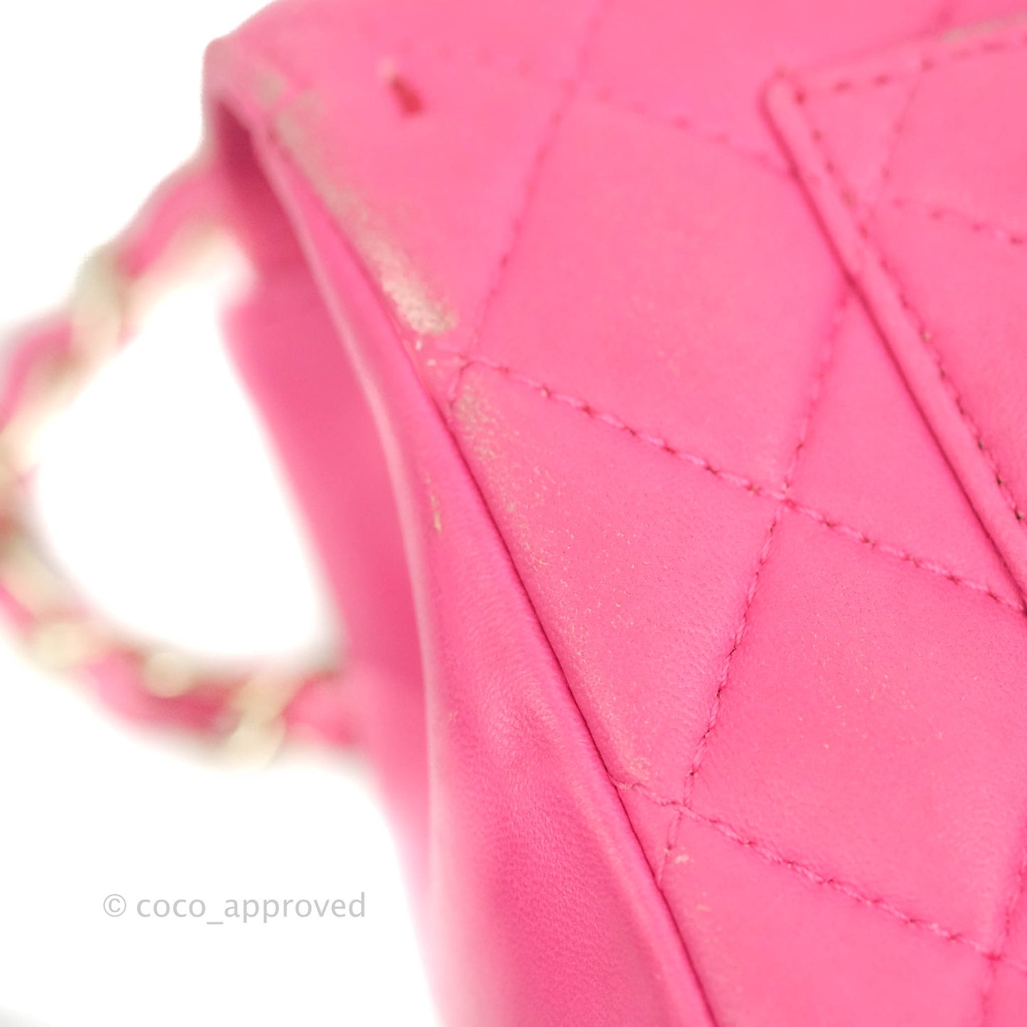 Chanel Quilted Small Flap Pink Lambskin Matte Gold Hardware