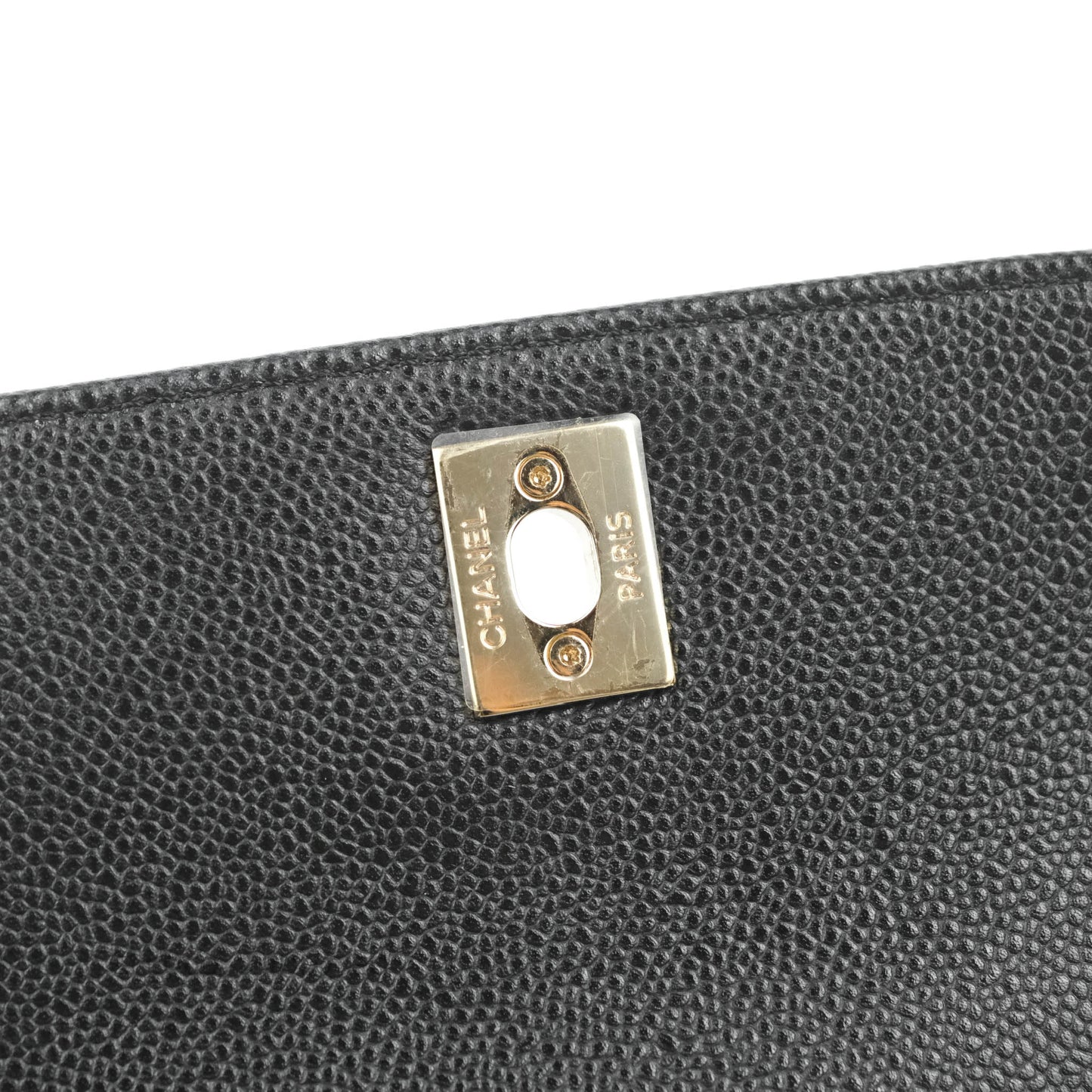 Chanel Quilted Business Affinity Backpack Black Caviar Gold Hardware