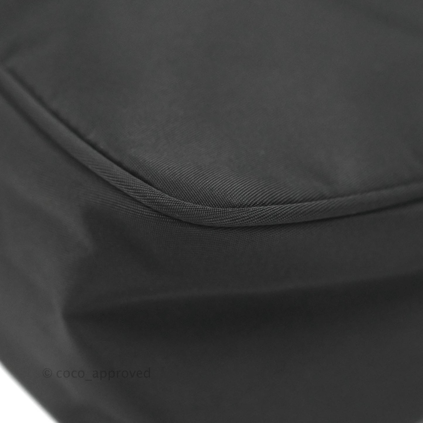 Prada Vintage Nylon Bag Black Silver Hardware