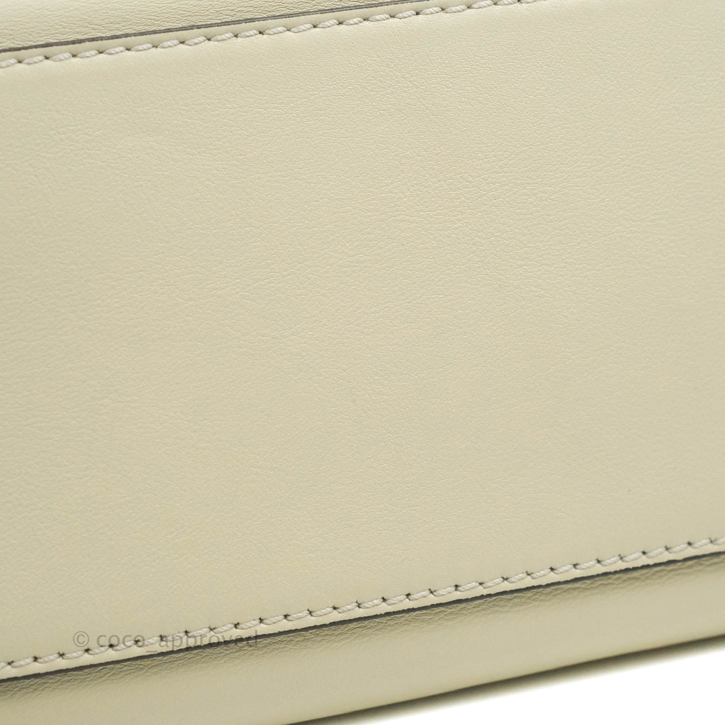 Valentino Garavani Rockstud Mini Trapeze Shoulder Bag White Calfskin Gold Hardware
