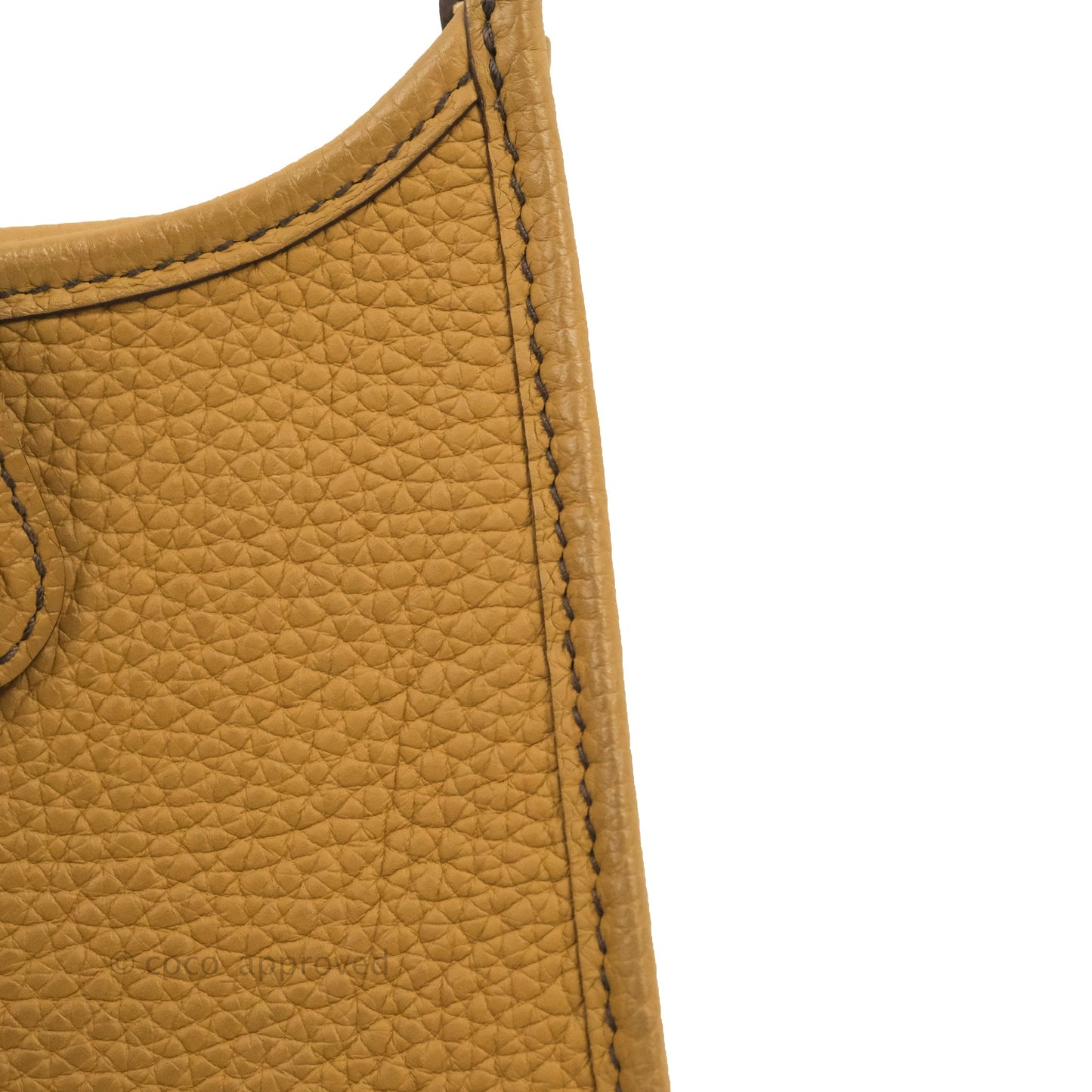 Hermès Mini Evelyne 16 Biscuit 48 Clemence Gold Hardware