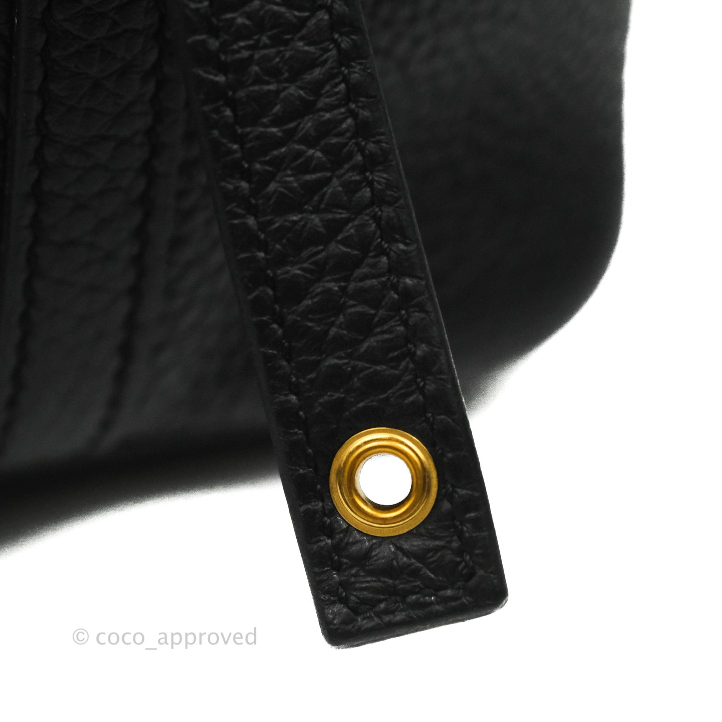 Hermès Picotin Lock 18 Black Clemence Gold Hardware