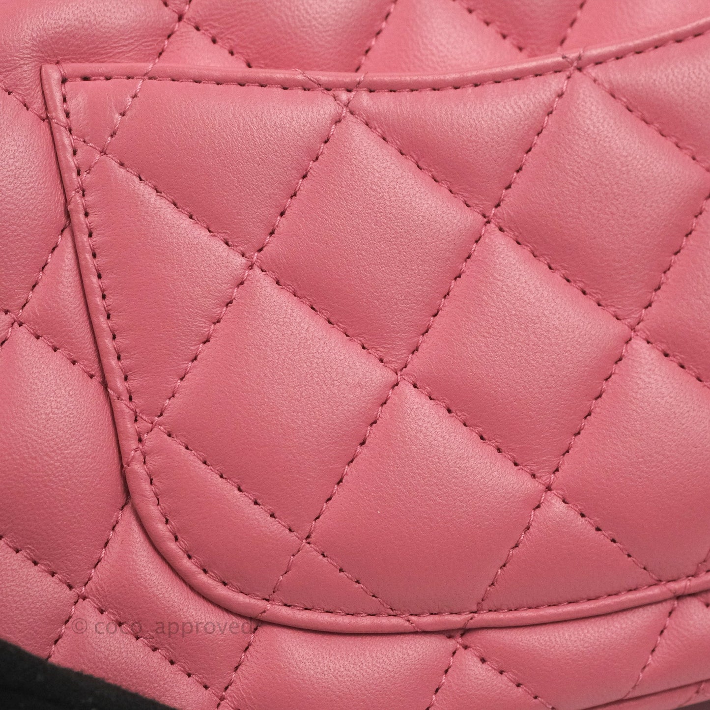 Chanel Top Handle Mini Rectangular Flap Bag Pink Lambskin Gold Hardware With Twilly