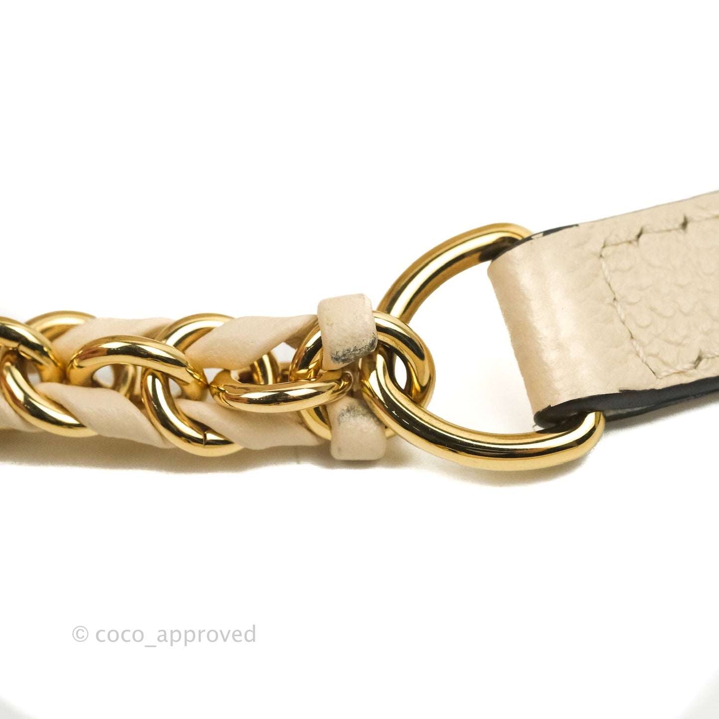 Louis Vuitton Empreinte Monogram Giant Vanity PM Creme Bois De Rose