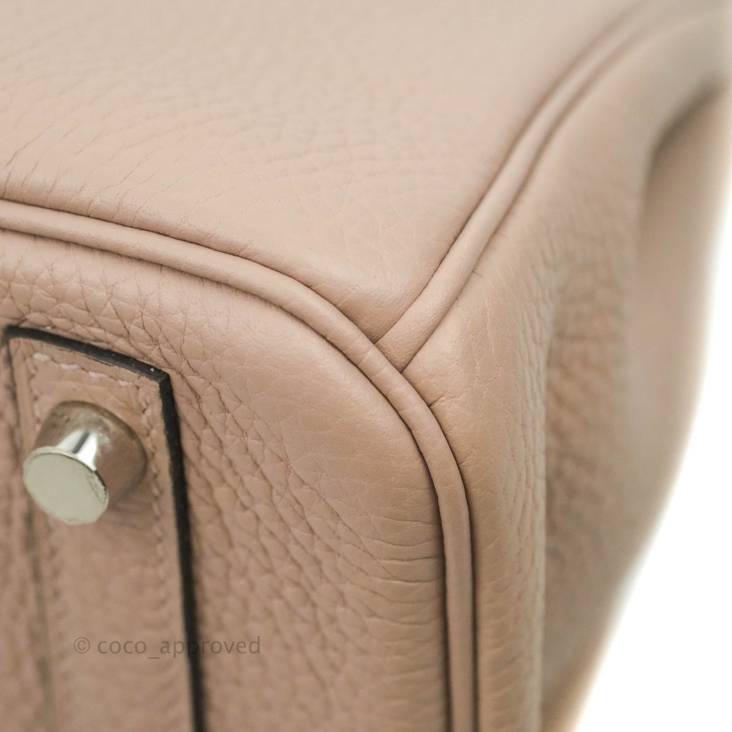 Hermès Birkin 30 Glycine Clemence Palladium Hardware
