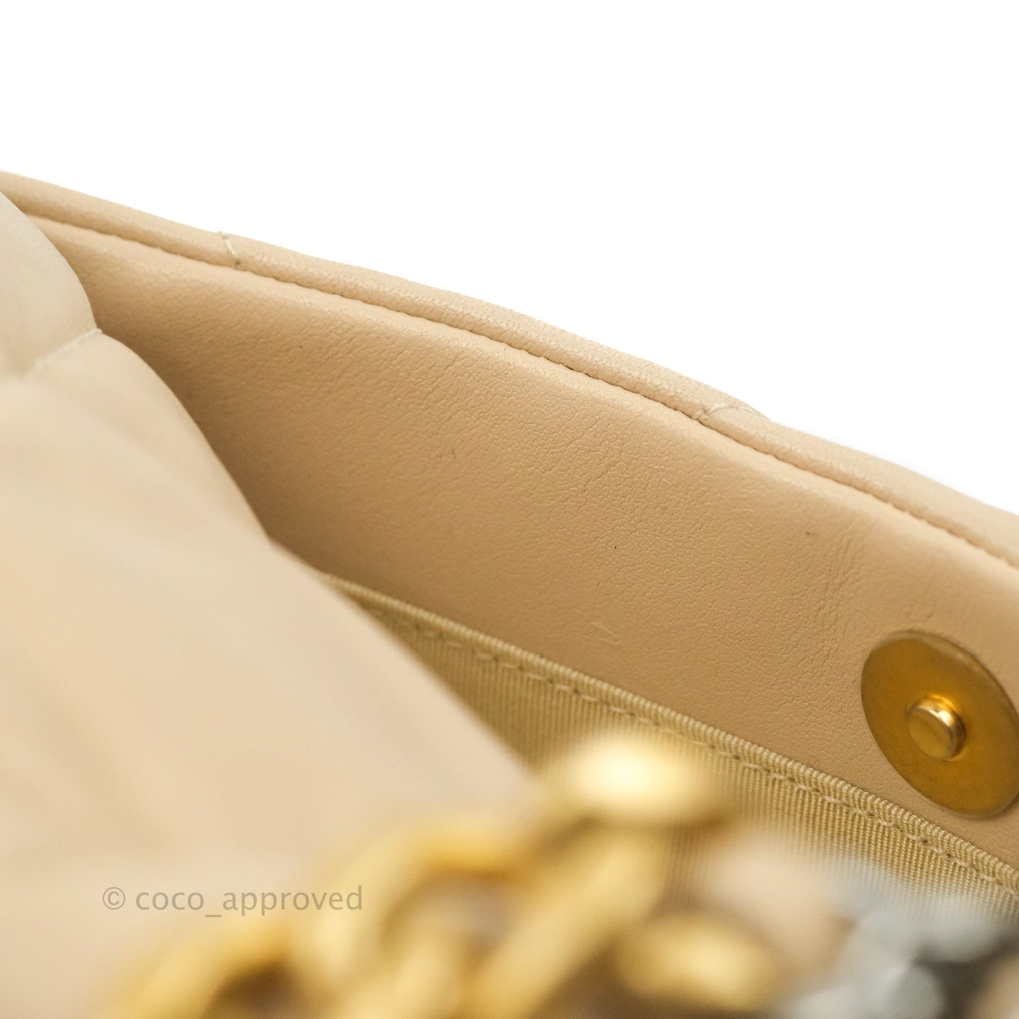 Chanel 19 Small Beige Mixed Hardware