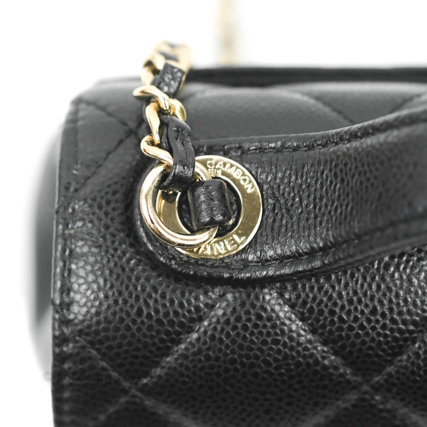 Chanel Quilted Small Business Affinity Flap Black Caviar Gold Hardware