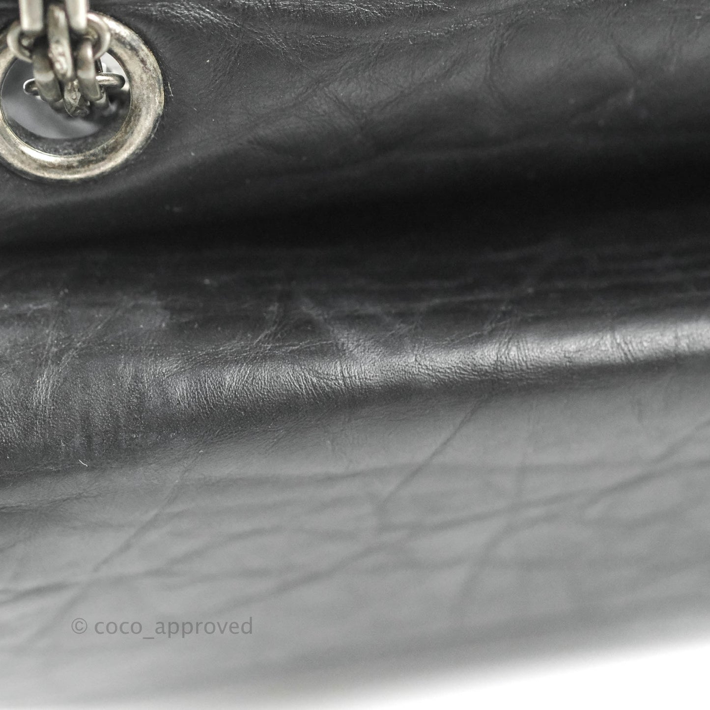 Chanel Reissue 226 Quilted Flap Black Aged Calfskin Ruthenium Hardware